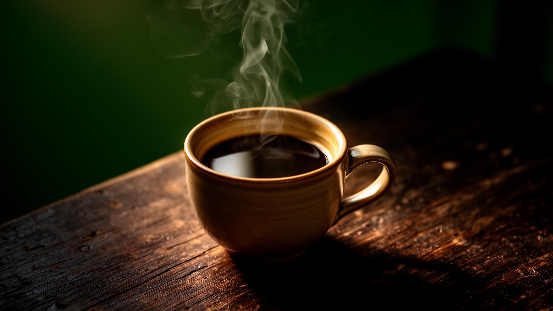 Cup of fresh coffee